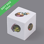Custom EVA Dice 25mm Straight Corner