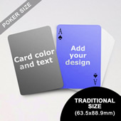Simple Personalized Both Sided Playing Cards (63.5 X 88.9mm)