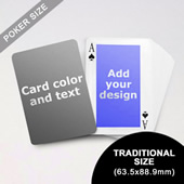 Classic Personalized Both Sided Playing Cards (63.5 X 88.9mm)
