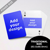 Landscape Photo Custom Font And Back Playing Cards (63.5 X 88.9mm)
