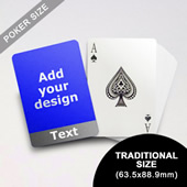 Cool Grey Personalized Photo Playing Cards (63.5 X 88.9mm)