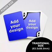 Modern Custom Front And Back Playing Cards (63.5 X 88.9mm)