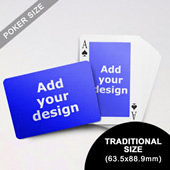Classic Custom Front And Landscape Back Playing Cards (63.5 X 88.9mm)