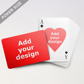 Heart To Heart Series Custom Front And Back Playing Cards (Landscape) (63.5 X 88.9mm)