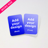 Micro Game Deck Custom Blank Cards