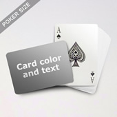Classic Choice Poker With Custom Message (Landscape)