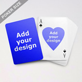 Heart To Heart Series Custom Front And Back Playing Cards