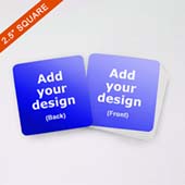 Custom Square 2.5 Inch Game Cards