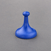 Large Solid Plastic Pawn Blue