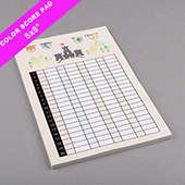 Custom Score Pad Large Size Full Printing
