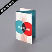 Z-Fold Booklet For Bridge Size 2.25