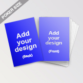 Custom Poker Size Square Corner Cards