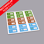 Custom Rectangle Game Tiles 2