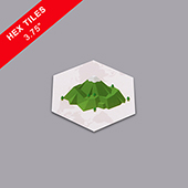 Custom Hexagon Game Tiles 3.25