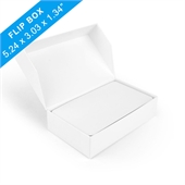 Plain easy-flip side open box for Tarot size