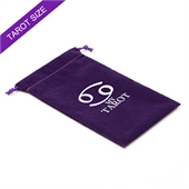 Custom Purple Tarot Velvet Bag