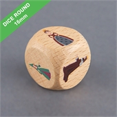Custom D6 16mm Wooden Dice (Rounded corners)
