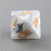 thumbnail image 2 of Aazon.co: 15 Pcs D12 White Blank Dice 25 For Board Gaes, Teaching... 2 of 12