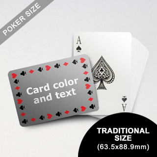 Timeless Frame Poker With Custom Message (Landscape) (63.5 X 88.9mm)