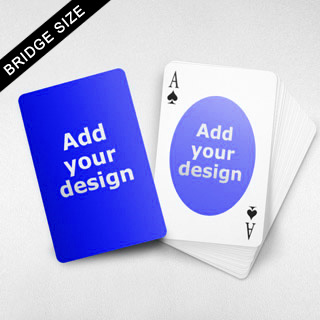 Bridge Size Playing Cards Oval Back