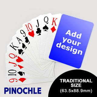 Pinochle Fun Classic Choice With Jumbo Index (63.5 X 88.9mm)