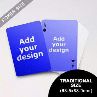 Simple Custom Front And Back Playing Cards (63.5 X 88.9mm)
