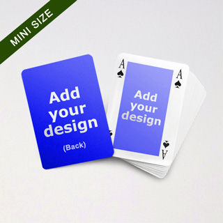Mini Card Series Classic Bridge Card With Double Faces For Customization