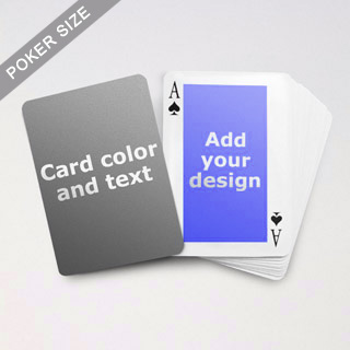 Classic Personalized Both Sided Playing Cards