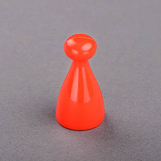 Plastic Pawn Red