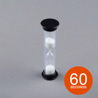 50 Seconds to 1 Minute 10 Seconds Variance Chessex One Minute Game Sand Timer 