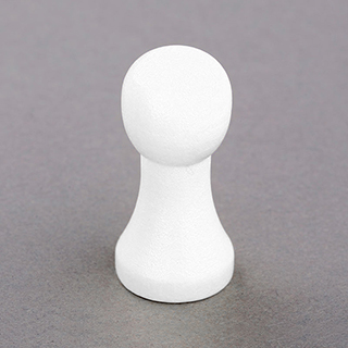 Large Headed Wooden Pawn