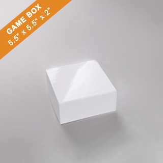 White Game Box 5.5X5.5X2