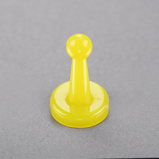16X26mm Plastic Pawn Yellow