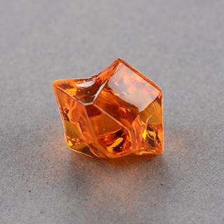 14mm Plastic Crystal Plastic Pawn Orange