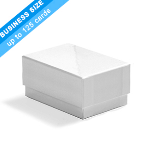 Plain Rigid Box For 125 Business Size Cards