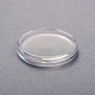 18mm Crystal Plastic Token Transparent