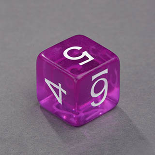 16mm Standard Number Dice