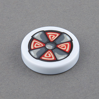 double-sides Custom Game Tokens 27mm x 6mm white