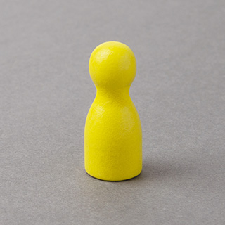 Small Headed Wooden Pawn