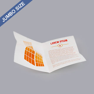 Custom Cross Fold Booklet for Jumbo Size